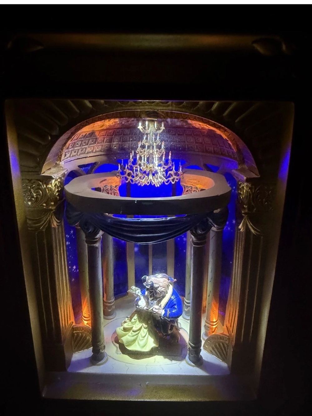 Disney Olszewski BEAUTY & BEAST Belle Dances With The Beast Gallery Of Light Box
